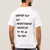Peckers T-shirt (Achterkant)