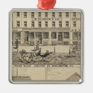 Peck's Block Metalen Ornament