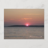 Peconic Sunset Briefkaart (Voorkant)