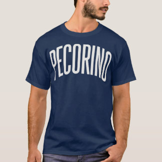 Pecorino Cheese College Type Italiaans eten Pecori T-shirt
