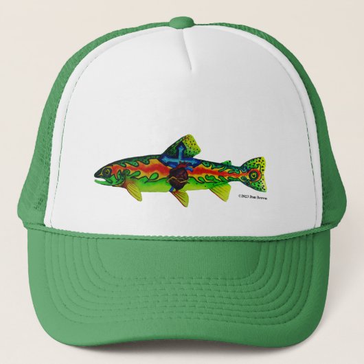 Pecos Strain Rio Grande Cutkeel Trout: Mok Trucker Pet (Voorkant)