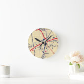 Pecos TX Map Ronde Klok (Huis)