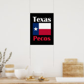 Pecos TX Poster (Keuken)