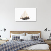 Pectolite kristallen, New Jersey, Verenigde Staten Canvas Afdruk (Insitu (Slaapkamer))