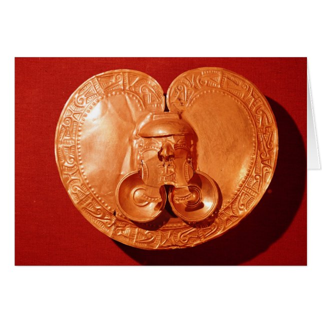 Pectoral avec un visage humain (Devant horizontal)