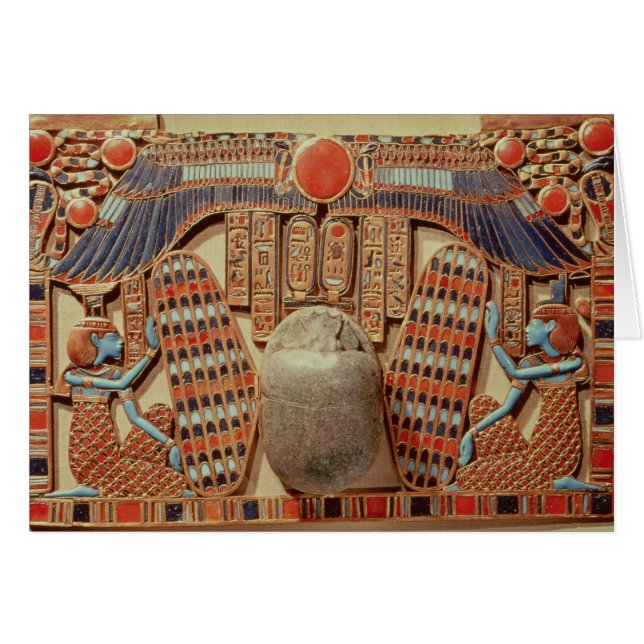 Pectoral décoré du scarabée à ailes (Devant horizontal)