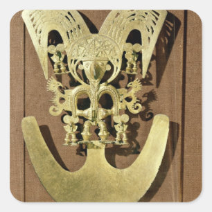 Pectoral, Quimbaya Vierkante Sticker