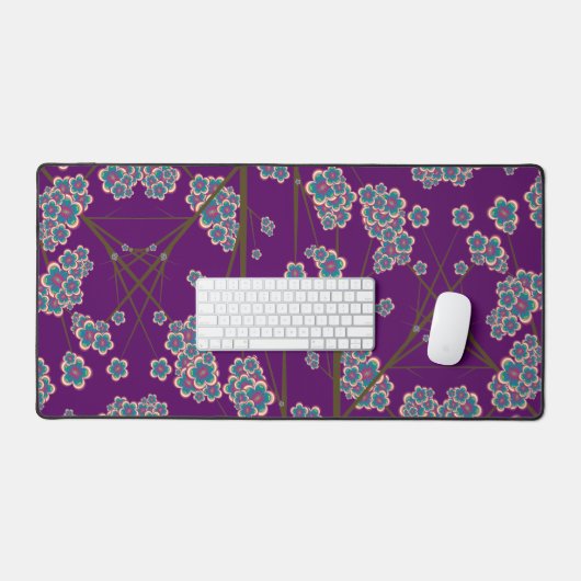Peculiar Branches Amethist Desk Mat (Keyboard & Muis)