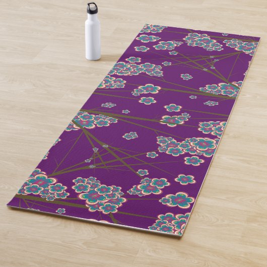 Peculiar Branches Amethist Yoga Mat (In situ)