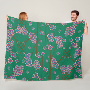 Peculiar Branches Fleece Blanket Deken