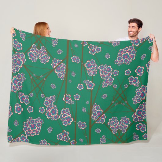 Peculiar Branches Fleece Blanket Deken (In situ)