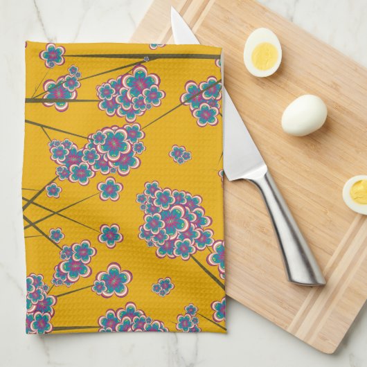 Peculiar Branches Kitchen Towel Theedoek (Quarter Fold)