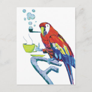 Peculiar Parrot Briefkaart