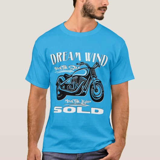 Pedaalaangedreven stijl: Ride the Wind, Move & Mod T-shirt (Voorkant)