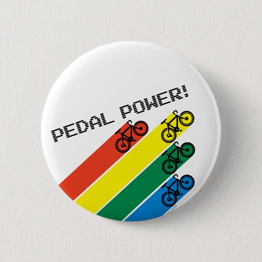 Pedaalkracht! Ronde Button 5,7 Cm (Voorkant)