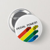 Pedaalkracht! Ronde Button 5,7 Cm (Voorkant /achterkant)