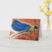 Pedagogygreetings: Odonata Kaart (Gele Bloem)