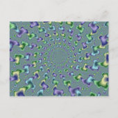 Pedal Columns - Fractal Briefkaart (Voorkant)