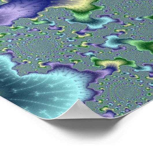 Pedal Columns - Fractal Poster (Hoek)