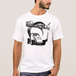 Pedal naar de metale sprint t-shirt