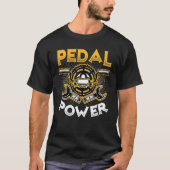 Pedal Power Anti-Ebike Bicycle T-shirt (Voorkant)