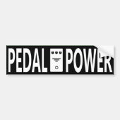 Pedal Power Bumpersticker (Voorkant)