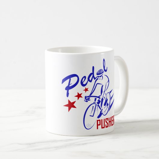 Pedal Pusher Koffiemok (Voorkant rechts)
