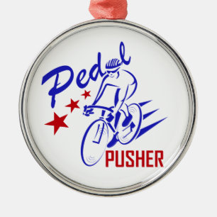 Pedal Pusher Metalen Ornament