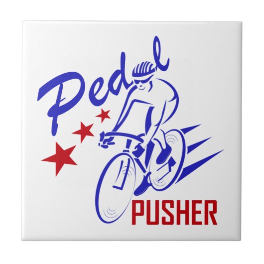 Pedal Pusher Tegeltje (Voorkant)