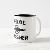 Pedal Smasher Tweekleurige Koffiemok (Voorkant rechts)