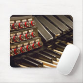 Pedalen en pistons mousepad muismat (Met muis)