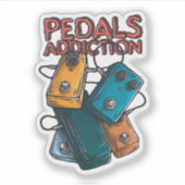 Pedals addiction sticker (Voorkant)