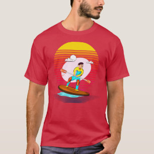 peddelboarding damp t-shirt