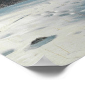 Peder Monsted - een zonnige winterdag Poster (Hoek)