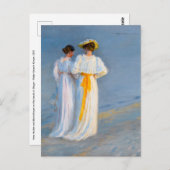 Peder Severin Kroyer - Anna Ancher & Marie Kroyer Briefkaart (Voorkant / Achterkant)