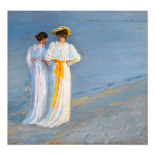 Peder Severin Kroyer - Anna Ancher & Marie Kroyer Foto Afdruk