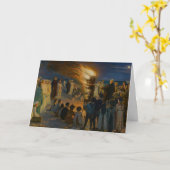 Peder Severin Kroyer - Bonfire in de nacht van de  Kaart (Gele Bloem)