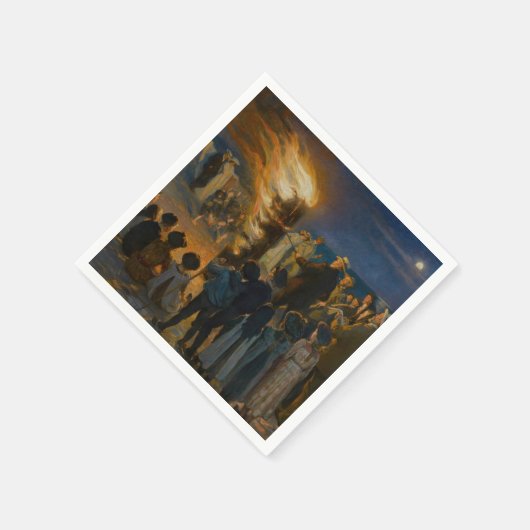 Peder Severin Kroyer - Bonfire in de nacht van de Servet (Hoek)