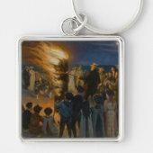 Peder Severin Kroyer - Bonfire in de nacht van de Sleutelhanger (Voorkant)