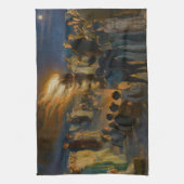 Peder Severin Kroyer - Bonfire in de nacht van de  Theedoek (Verticaal)