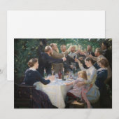 Peder Severin Kroyer - Hip, Hip, Hoera! Bedankkaart (Voorkant / Achterkant)