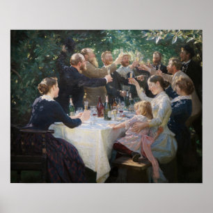 Peder Severin Kroyer - Hip, Hip, Hoera! Poster