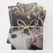 Peder Severin Kroyer - Hip, Hip, Hurrah Inpakpapier Vel (In situ)