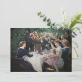 Peder Severin Kroyer - Hip, Hip, Hurrah! Kaart (Staand voorkant)