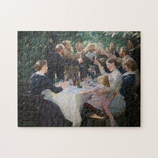 Peder Severin Kroyer - Hip, Hip, Hurrah! Legpuzzel (Horizontaal)