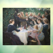 Peder Severin Kroyer - Hip, Hip, Hurrah! Raamsticker (Vel 3)