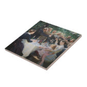 Peder Severin Kroyer - Hip, Hip, Hurrah! Tegeltje (Zijkant)