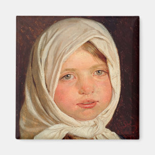 Peder Severin Kroyer - Klein meisje uit Hornbaek Magneet