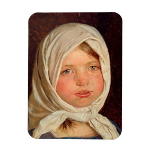 Peder Severin Kroyer - Klein meisje uit Hornbaek Magneet