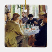 Peder Severin Kroyer - Lunchtime Keramisch Ornament (Achterkant)